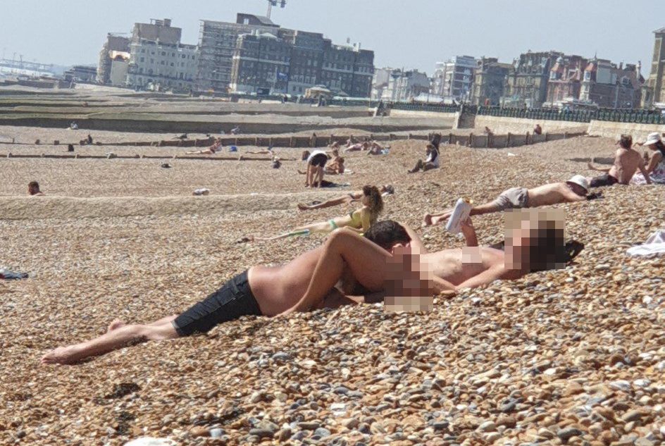 Naked nude beach sex