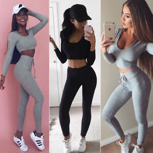 Sexy girls in jogging outfits