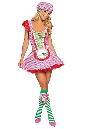 Adult costume shortcake strawberry