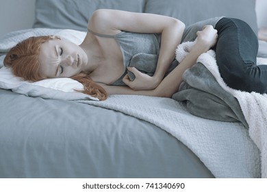 Skinny young teen girls sleeping
