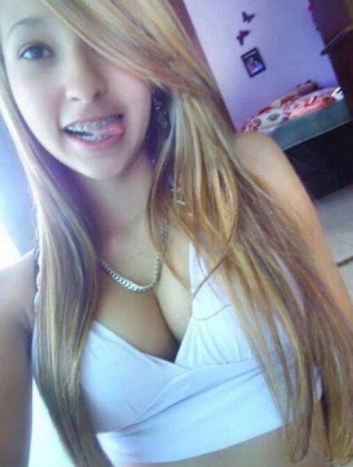 Teen boobs and braces