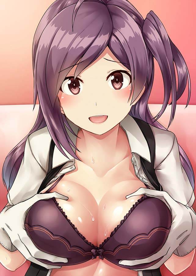 Anime girl sexy boobs