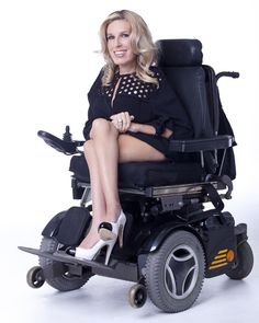 Wheelchair woman having sex