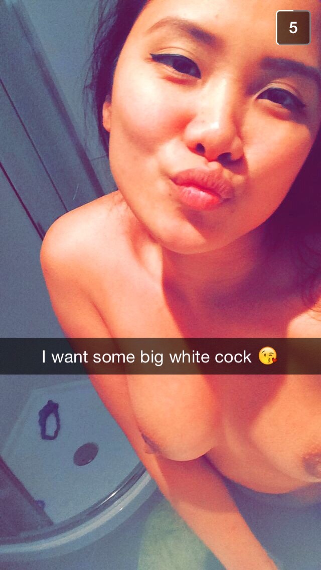 Asian white cock tum