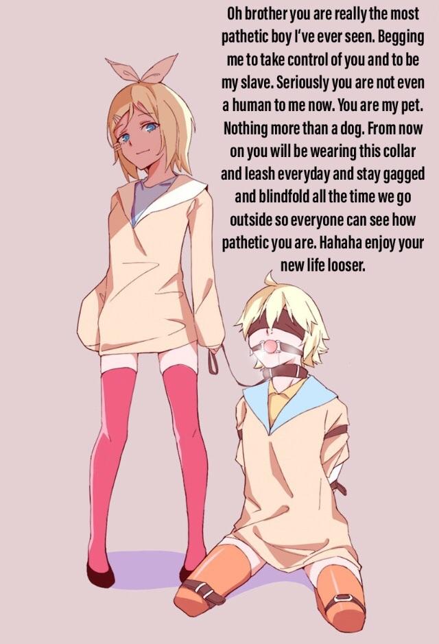 Anime hentai femdom captions