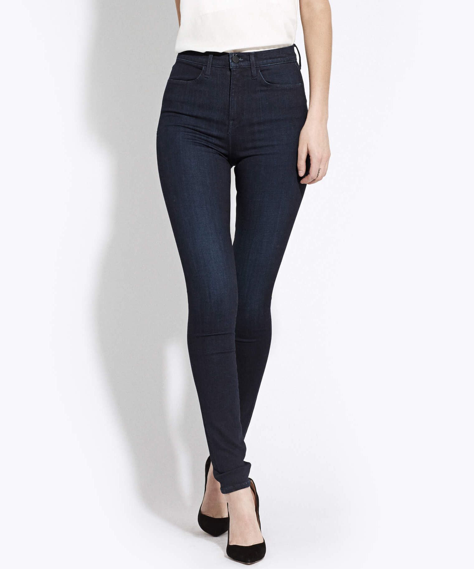 Hips jeans with wide women
