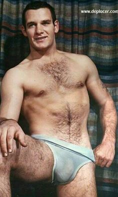 Vintage hairy nude men