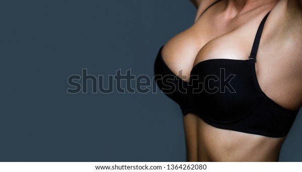 Tits black bras chicks in