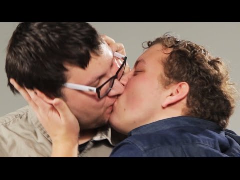 Mature black men kissing