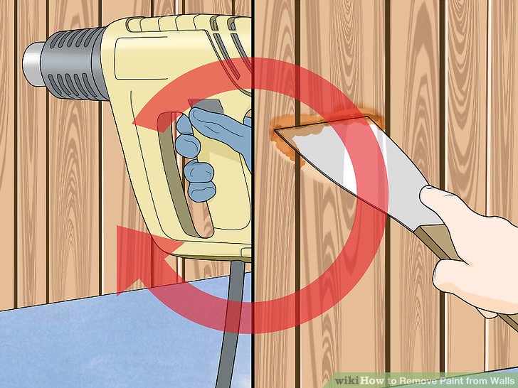Remove latex paint from drywall