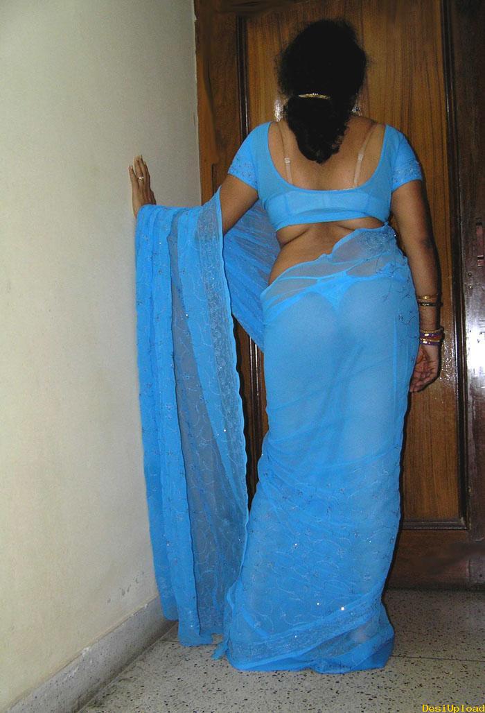 Indian aunty saree back ass images