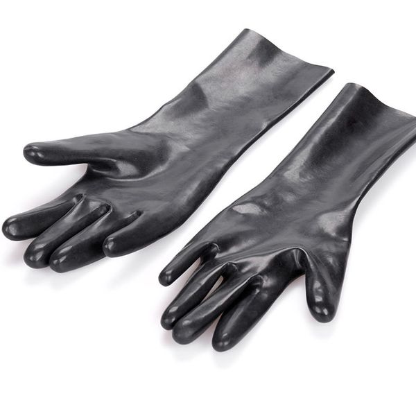 Sexy rubber gloves fetish