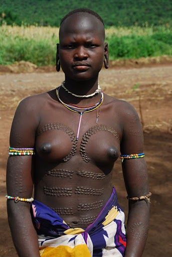 Naked african wild girl