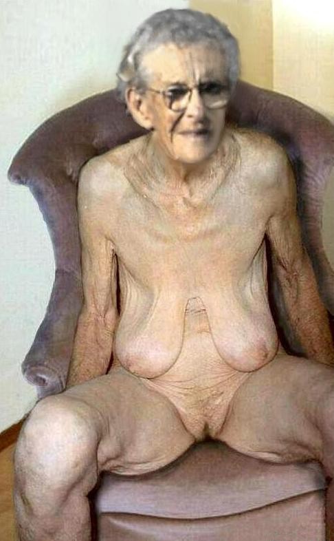 Very old oma nude granny