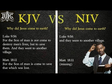 King james bible vs niv