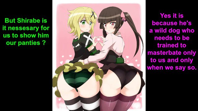 Anime hentai femdom captions
