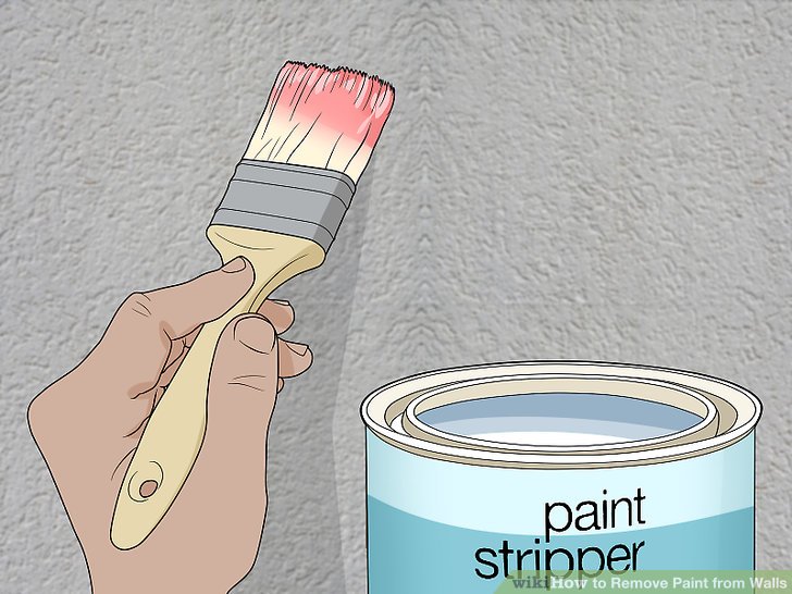 Remove latex paint from drywall