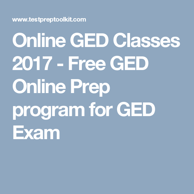 Free ged classes online for adults
