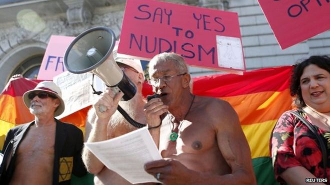 Naked men public nude