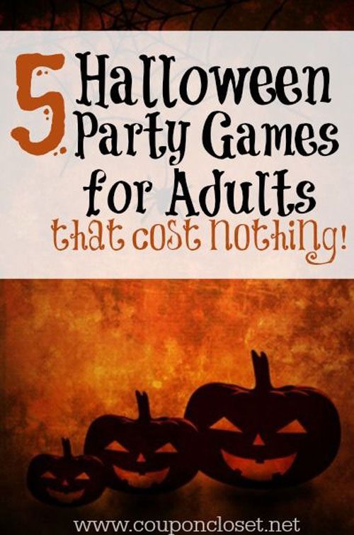 Adult halloween party idea