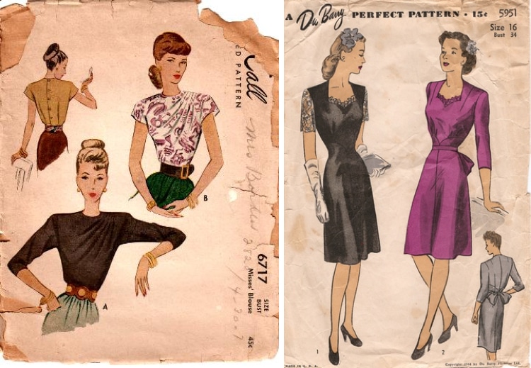 Patterns vintage sites sewing