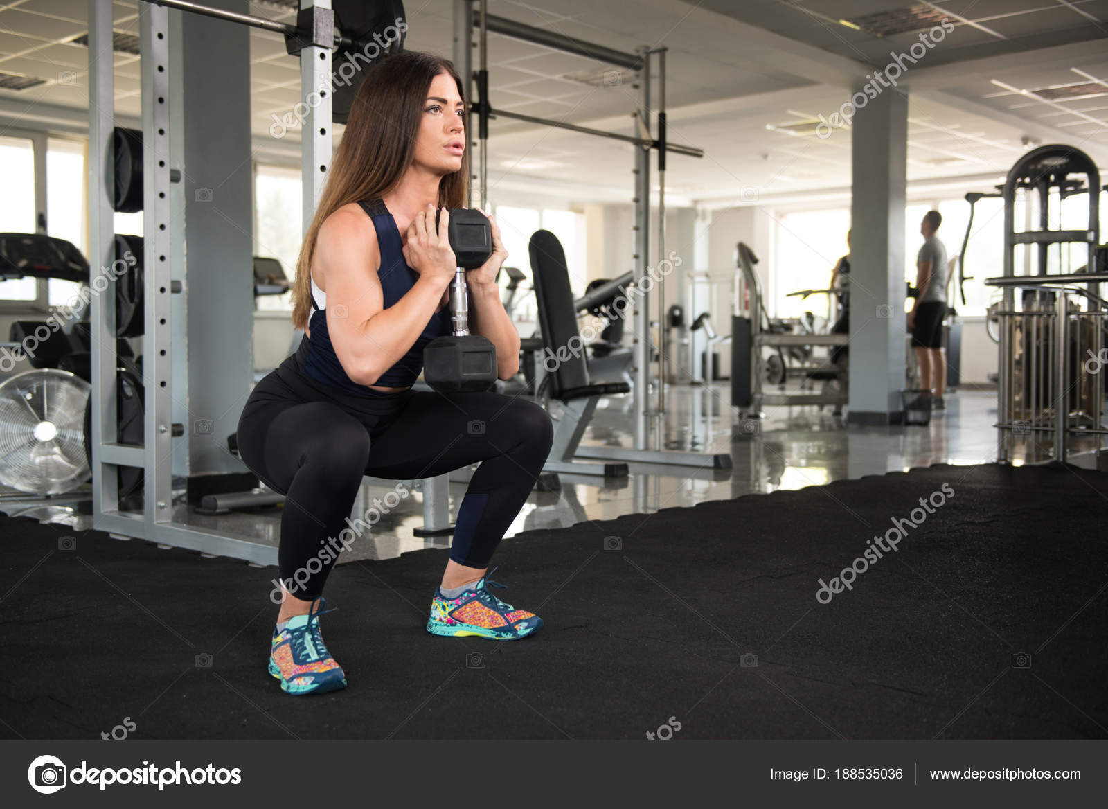 Muscular women athletic legs