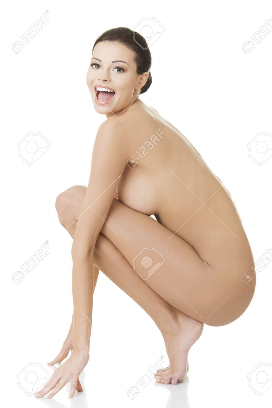 Nude girl happy sexy