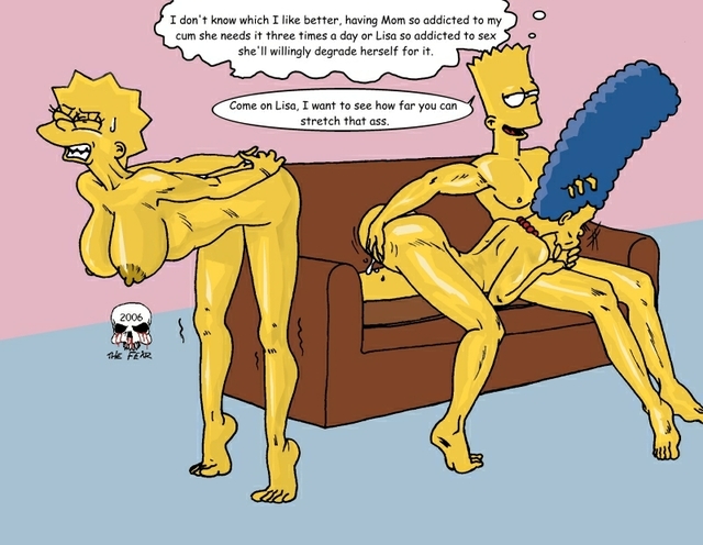 Big gigantic ass cartoon and pussy the simson comic