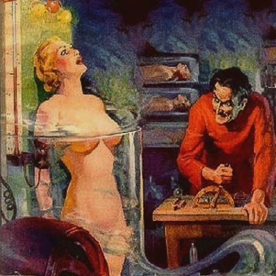 Mad scientist science fiction women naked