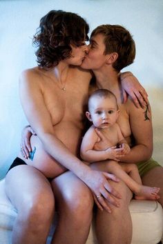 Lesbian mom and girl