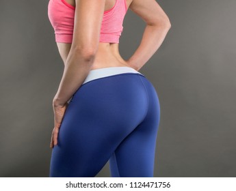 Ass booty big in spandex girl