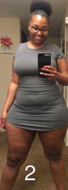Wide hips big thigh hot porn babe in dress photo