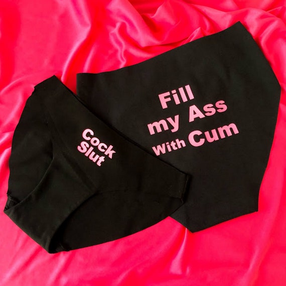 Cock cum filled panties
