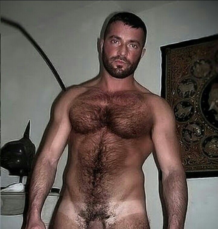 Naked hairy man nude