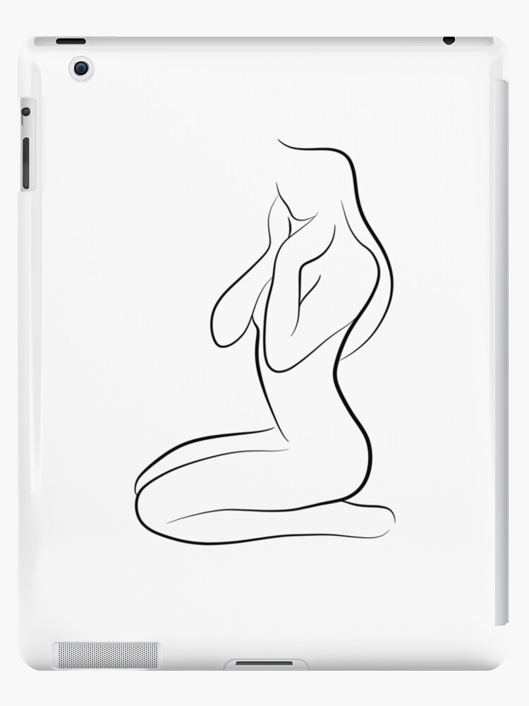 Nude women line art drawings