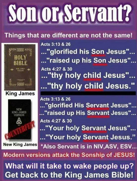 King james bible vs niv
