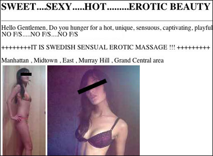 Sex craigslist erotic slaves services