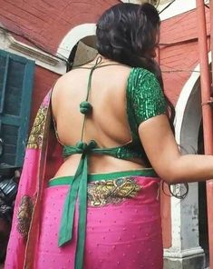 Indian aunty saree back ass images