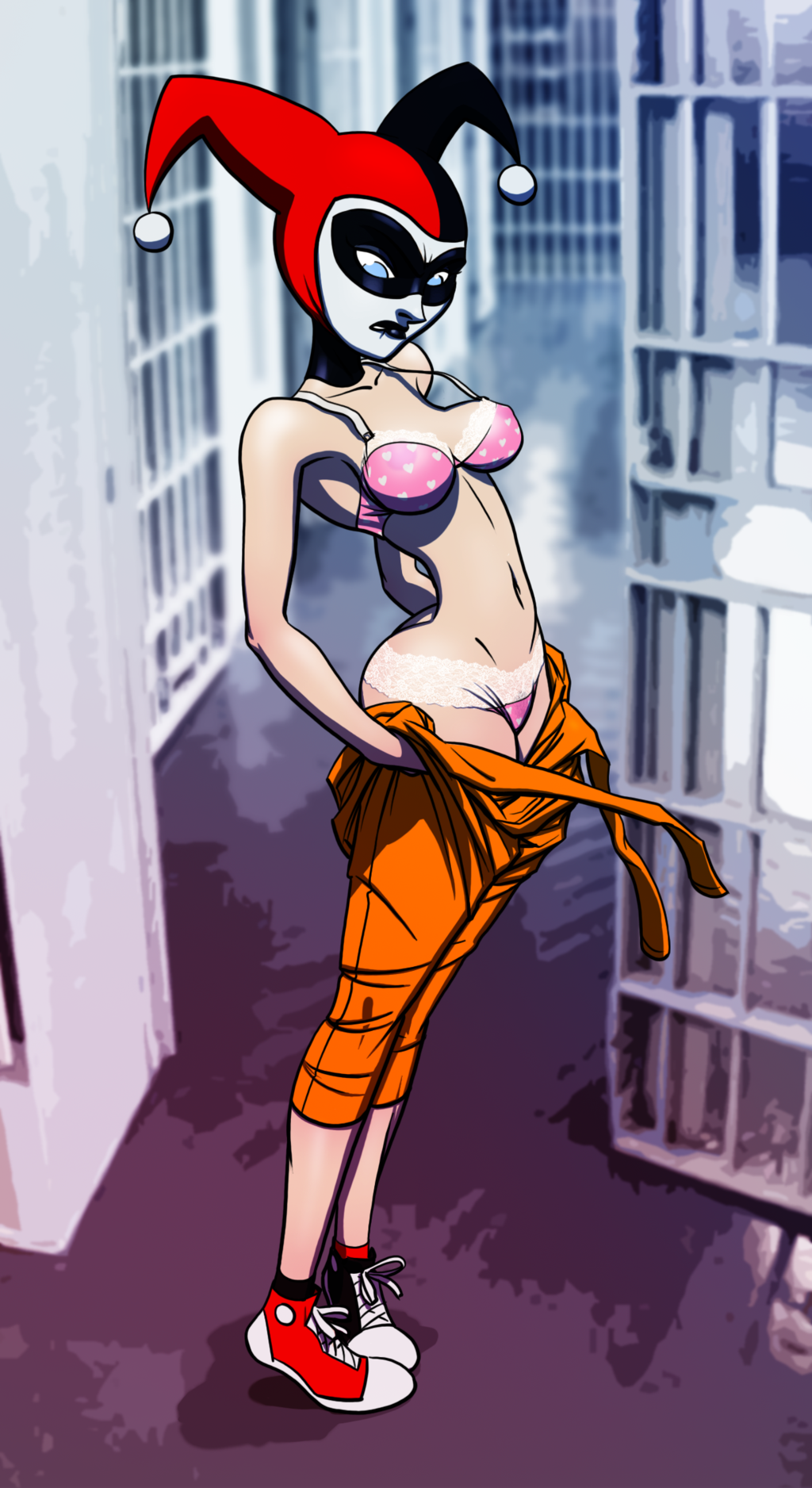 Harley quinn nude cartoon