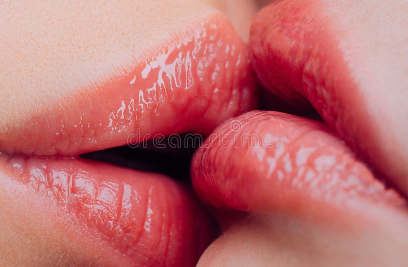 Kissing girl kiss woman hot