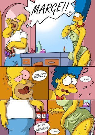 Marge simpson glory hole comic