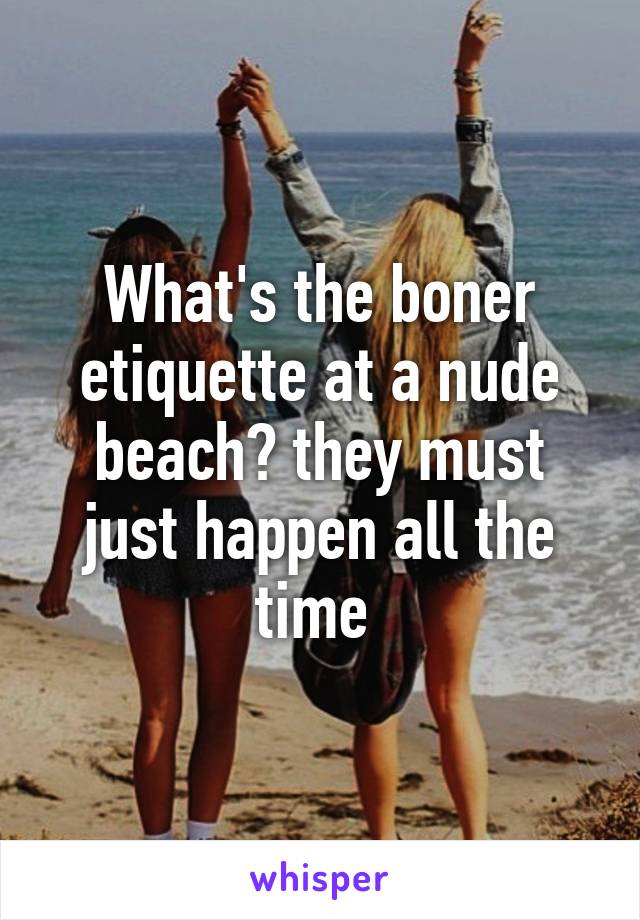 Hardon nude pics beach