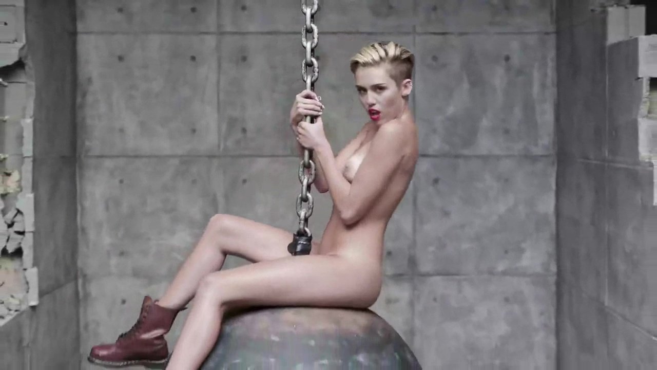 Uncensored cyrus nude miley wrecking ball