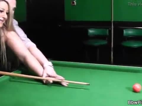 Pool table sex porn