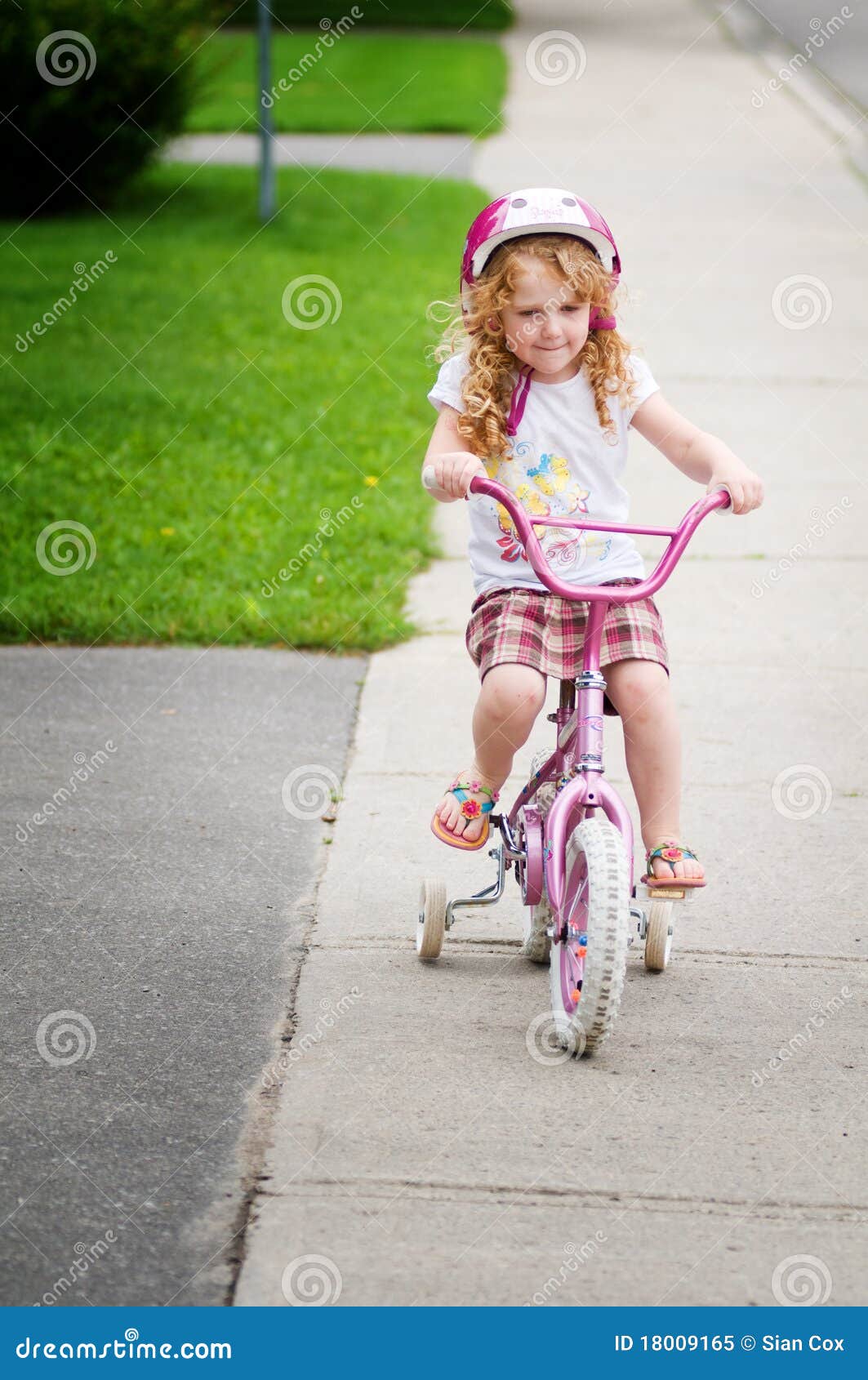 Cute girls riding bikes