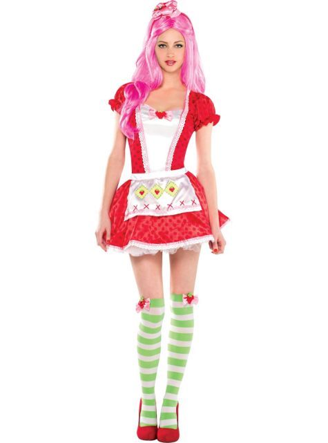 Adult costume shortcake strawberry