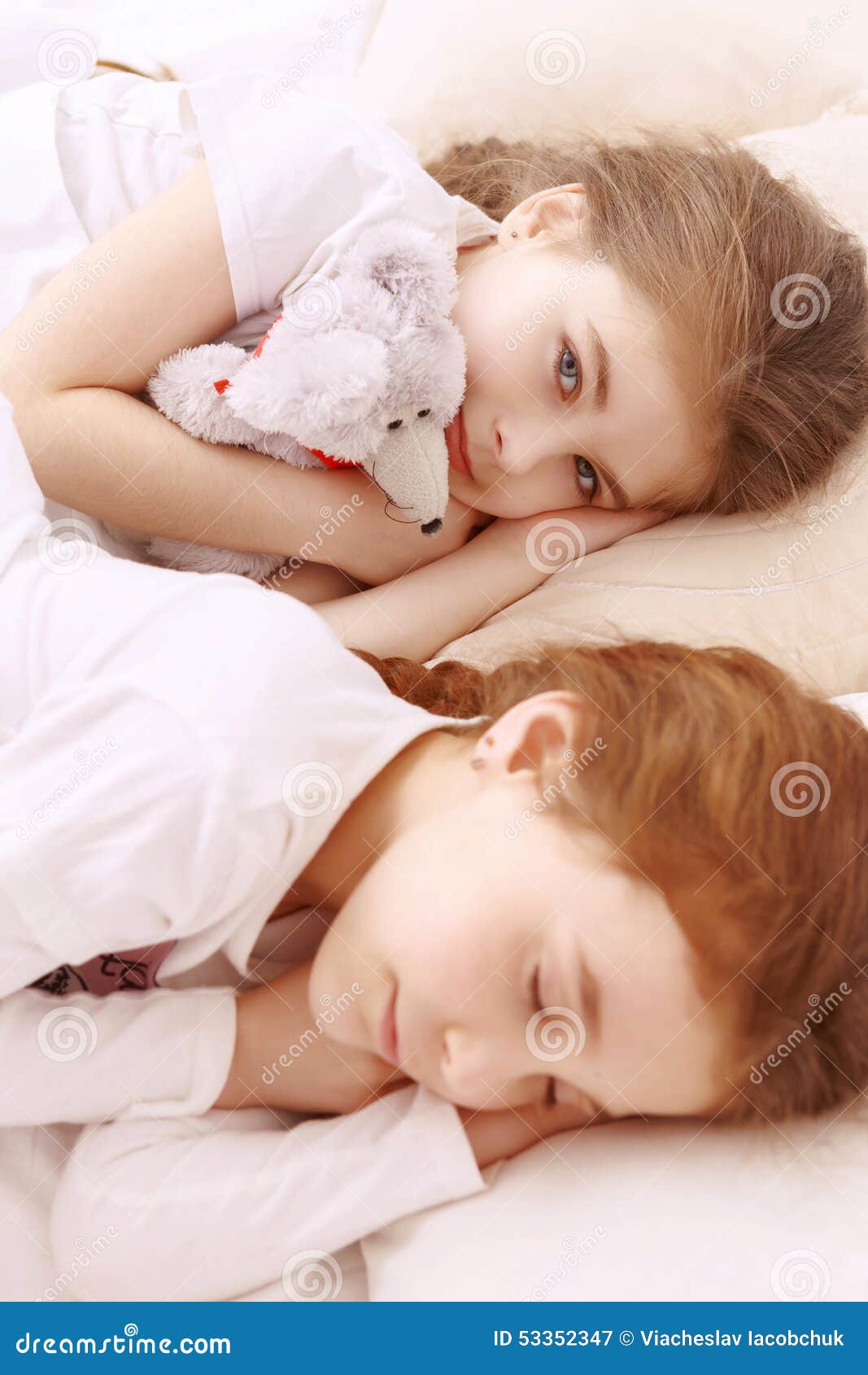 Girl cute young sleeping teen