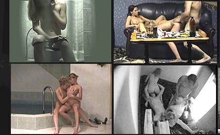 Men caught naked on secret camera