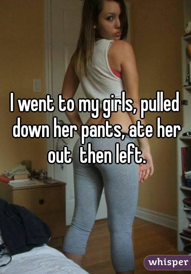 Pulling down pants teen her
