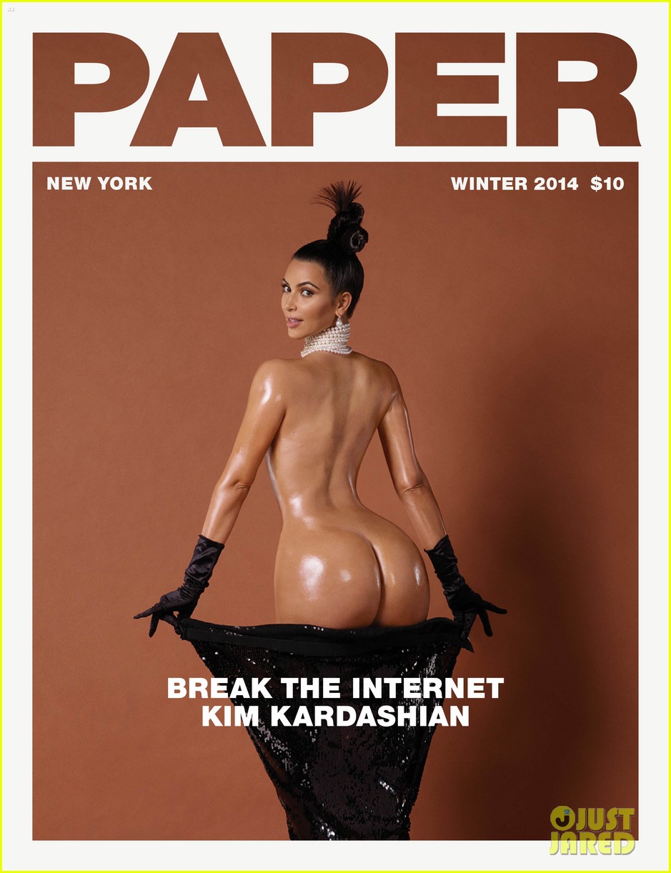 Naked magazine kardashian kim